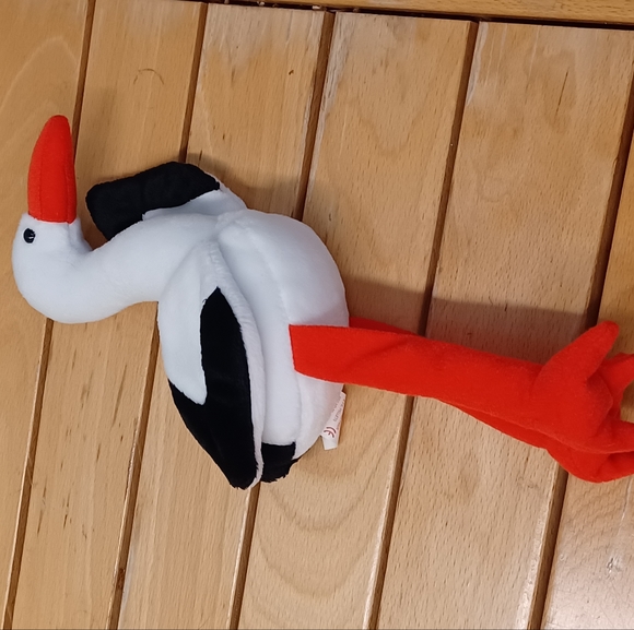 -Ty Beanie Babies Vintage 1999 Stilts The Stork plushie Retired - Picture 4 of 12